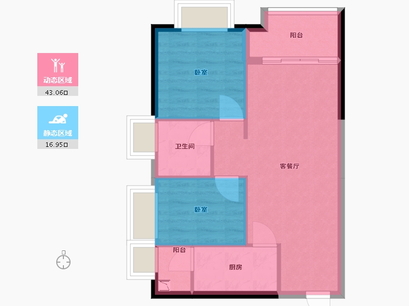 广东省-广州市-金龙城-54.00-户型库-动静分区