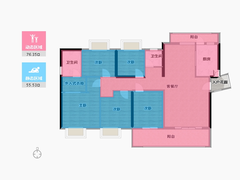 广东省-惠州市-中洲半岛城邦-121.01-户型库-动静分区