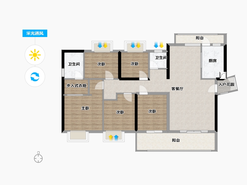 广东省-惠州市-中洲半岛城邦-121.01-户型库-采光通风