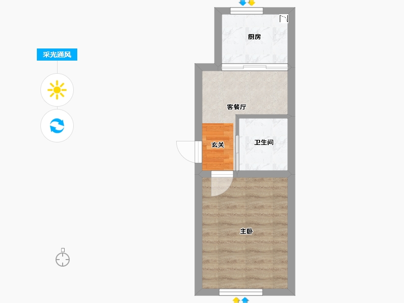 吉林省-长春市-良品柏宏爱琴湾-27.72-户型库-采光通风