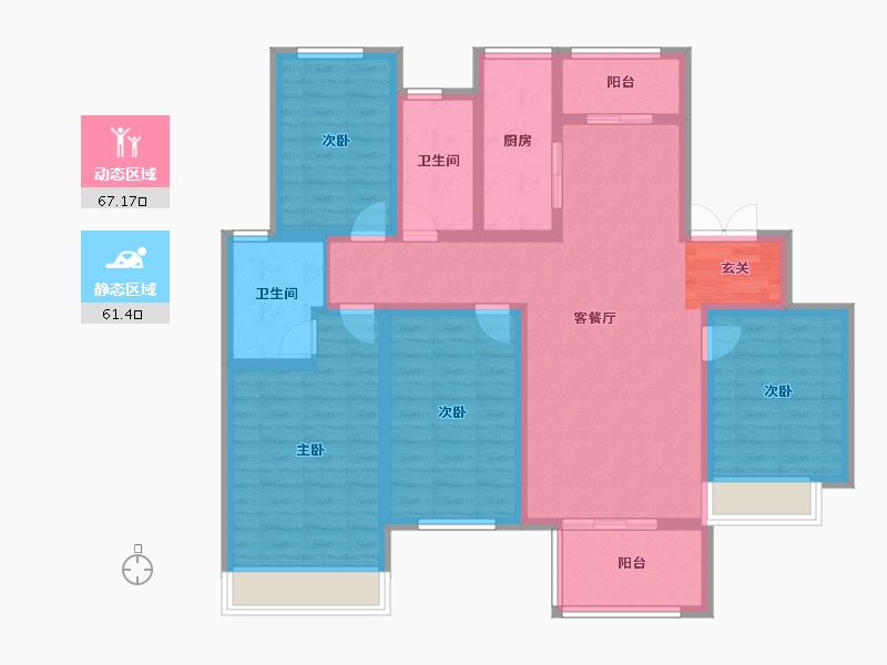 河南省-平顶山市-建业公园里-114.00-户型库-动静分区