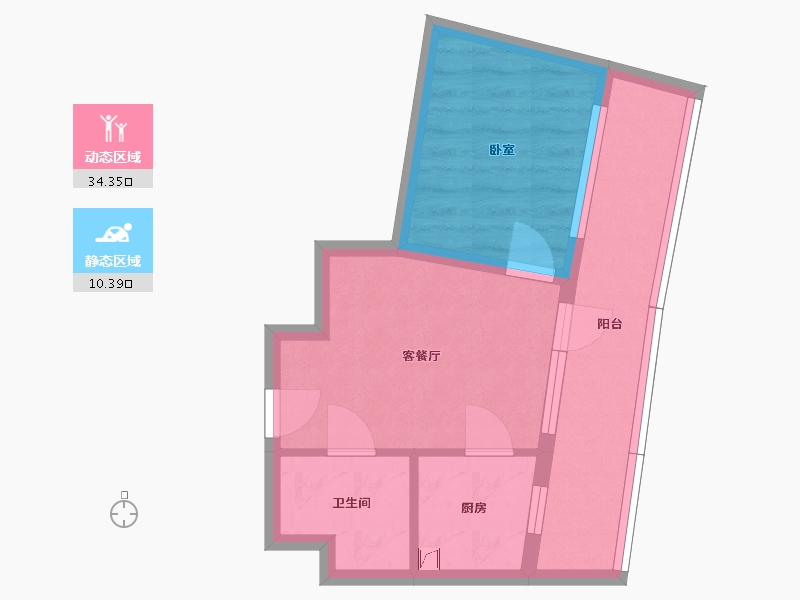 辽宁省-葫芦岛市-海天印象-38.62-户型库-动静分区