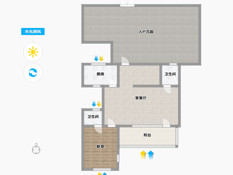 山西省-太原市-官山园著-137.74-户型库-采光通风