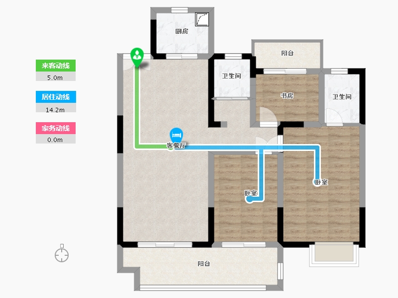 河南省-商丘市-万宝首府-96.46-户型库-动静线