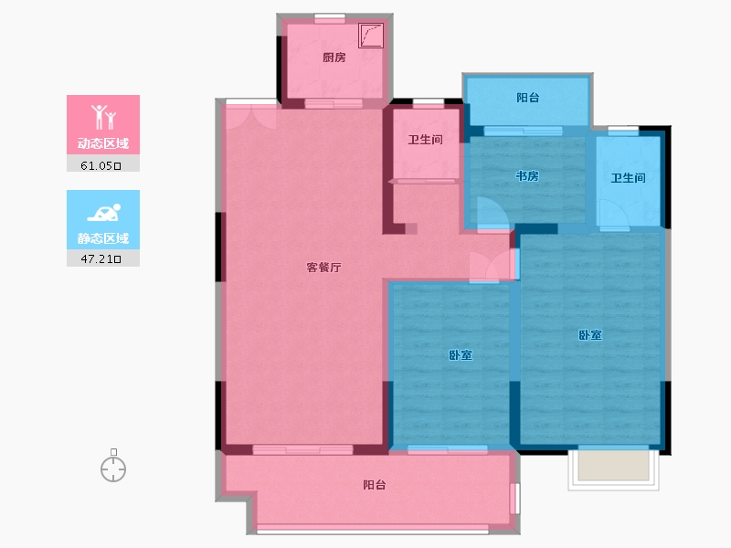 河南省-商丘市-万宝首府-96.46-户型库-动静分区