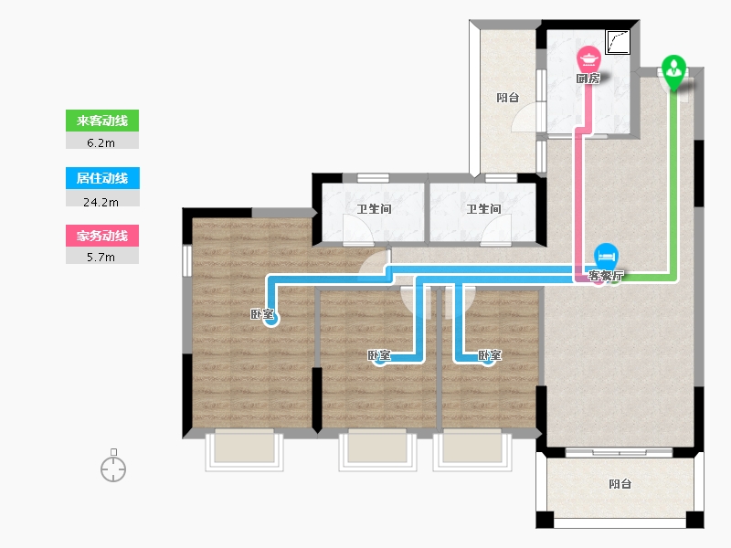 广东省-惠州市-集美盛禾华府-99.36-户型库-动静线