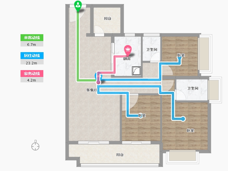 广东省-湛江市-湛江招商国际邮轮城-101.00-户型库-动静线