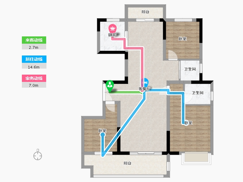 河南省-商丘市-万宝首府-103.00-户型库-动静线