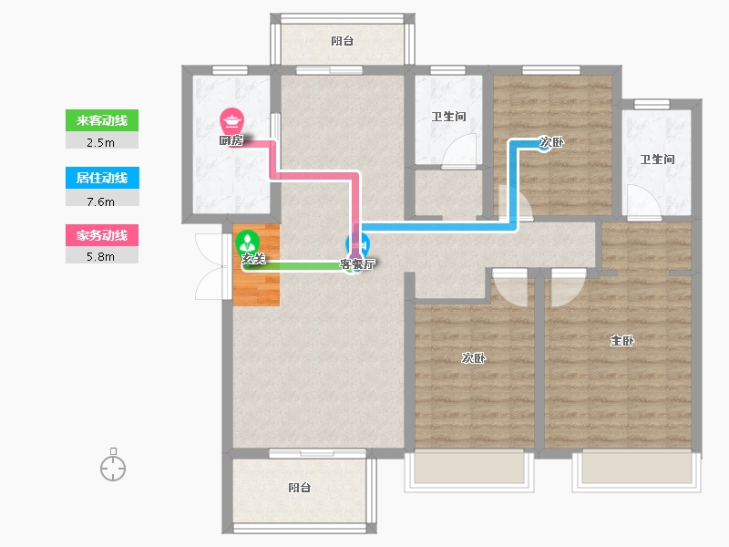 河南省-平顶山市-建业公园里-108.99-户型库-动静线