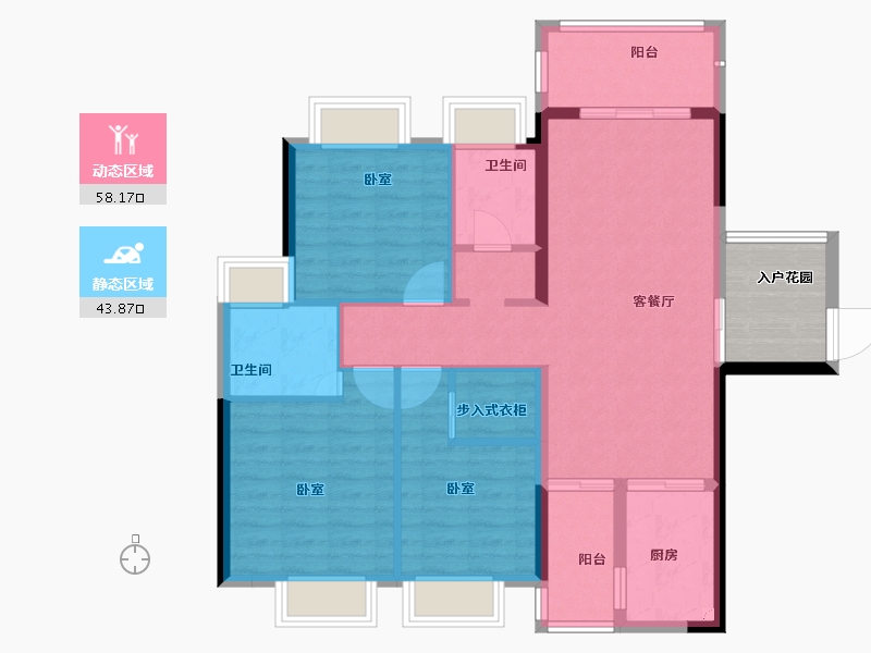 广东省-汕头市-天悦湾-97.16-户型库-动静分区