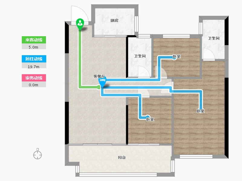 湖南省-常德市-国府大院-93.23-户型库-动静线