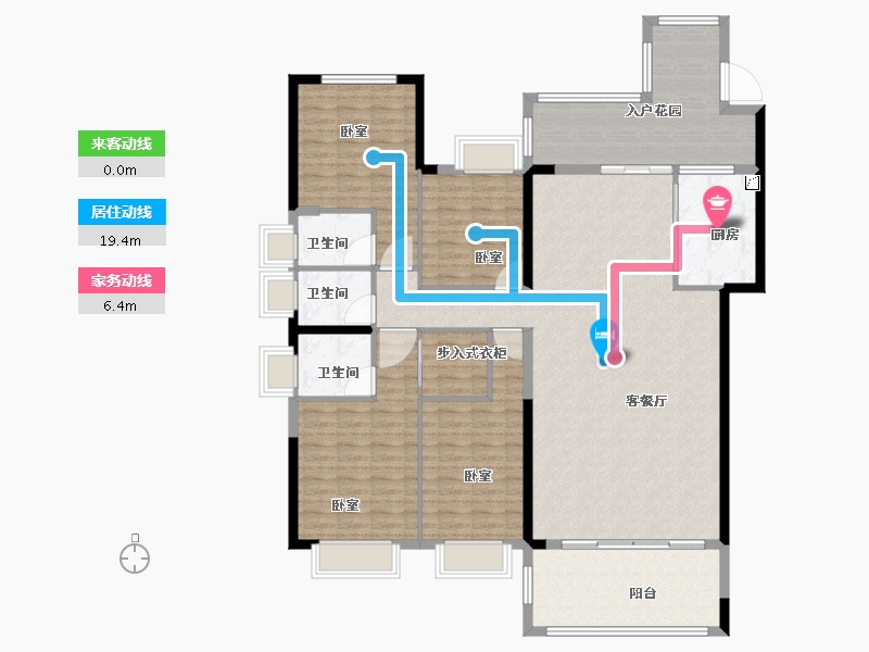 广东省-汕头市-天悦湾-157.00-户型库-动静线