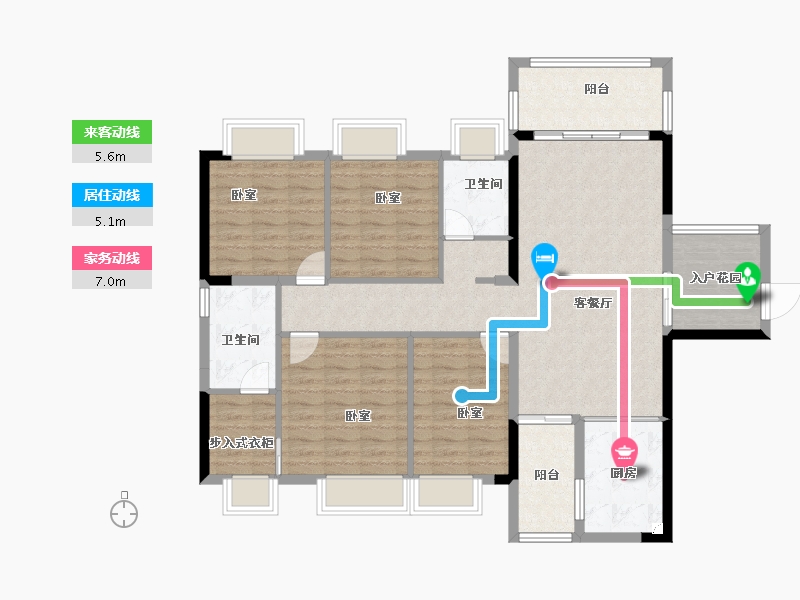 广东省-汕头市-天悦湾-116.00-户型库-动静线