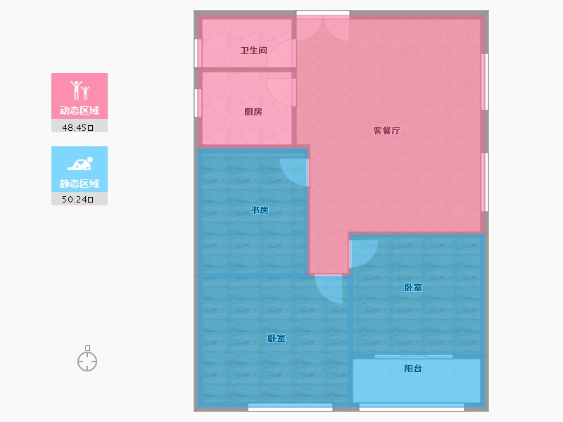 浙江省-宁波市-天安壹街区-91.10-户型库-动静分区