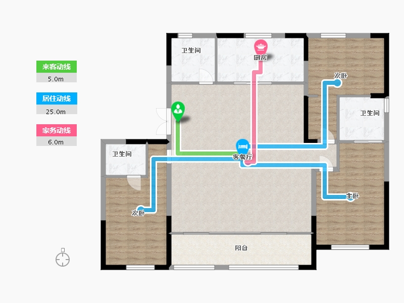 山东省-潍坊市-翔凯上城浞府-149.78-户型库-动静线