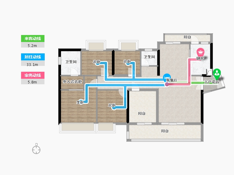 广东省-惠州市-中洲半岛城邦-119.67-户型库-动静线