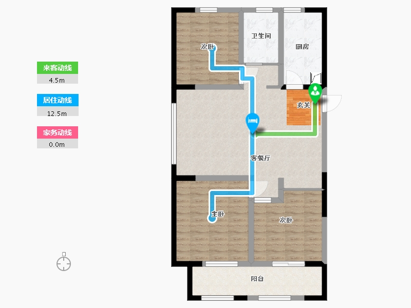 山东省-潍坊市-翔凯上城浞府-96.00-户型库-动静线