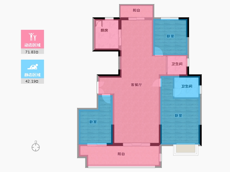 河南省-商丘市-万宝首府-101.63-户型库-动静分区