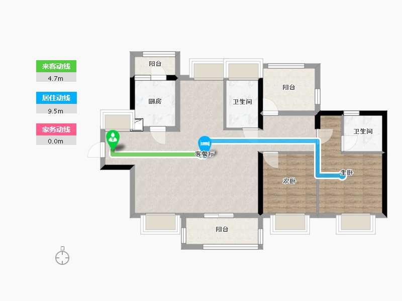 广东省-惠州市-中洲半岛城邦-86.15-户型库-动静线