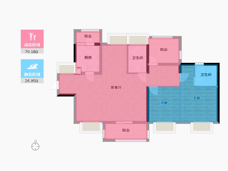 广东省-惠州市-中洲半岛城邦-86.15-户型库-动静分区