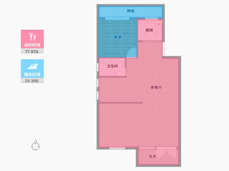 湖北省-武汉市-欣佳花园二期-89.95-户型库-动静分区