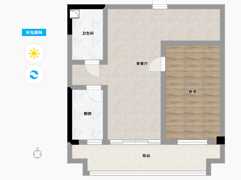 广东省-广州市-金龙城-61.01-户型库-采光通风