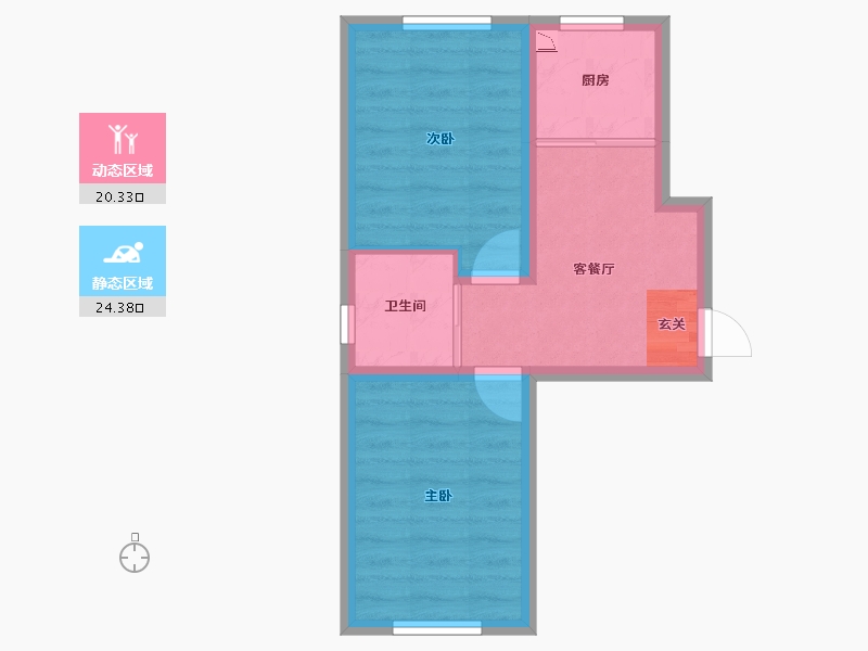 吉林省-长春市-良品柏宏爱琴湾-39.23-户型库-动静分区