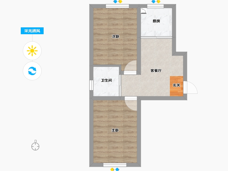 吉林省-长春市-良品柏宏爱琴湾-39.23-户型库-采光通风