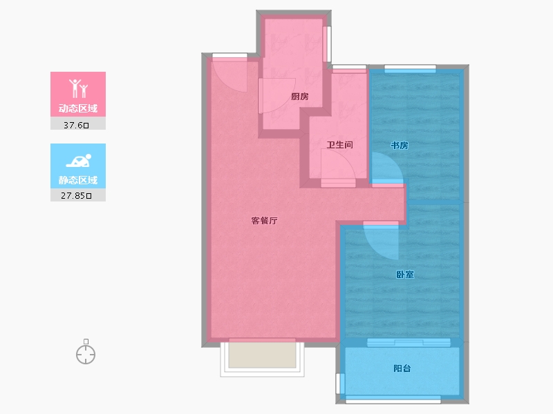 山东省-烟台市-中节能聚创新城-58.01-户型库-动静分区