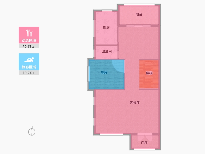 湖北省-武汉市-玉金山墅-82.54-户型库-动静分区