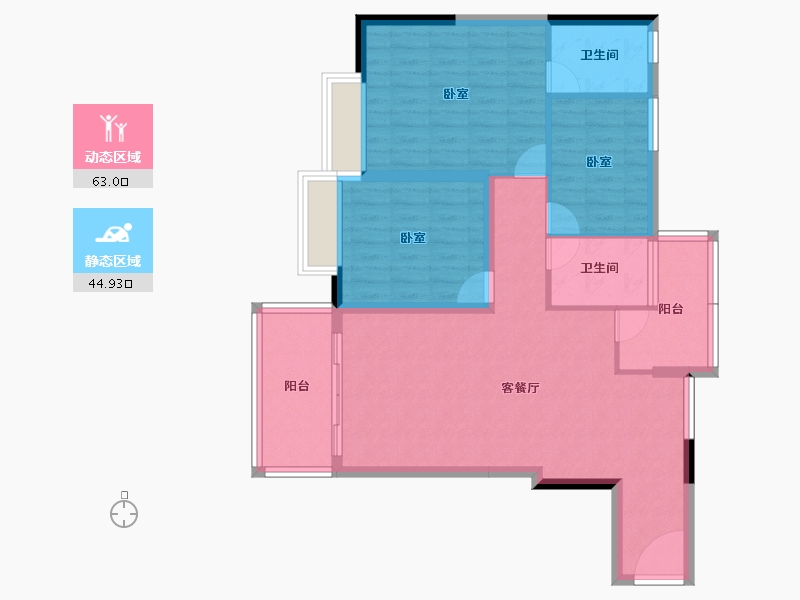 广东省-湛江市-名城世家-97.49-户型库-动静分区