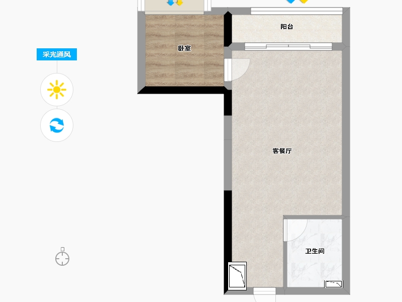 广东省-广州市-金龙城-39.00-户型库-采光通风