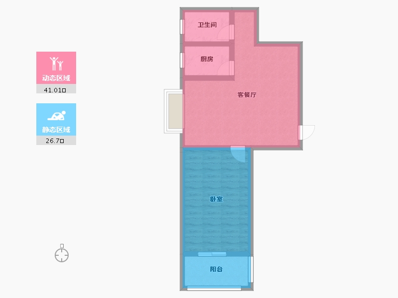 湖北省-孝感市-华誉智慧城-60.28-户型库-动静分区