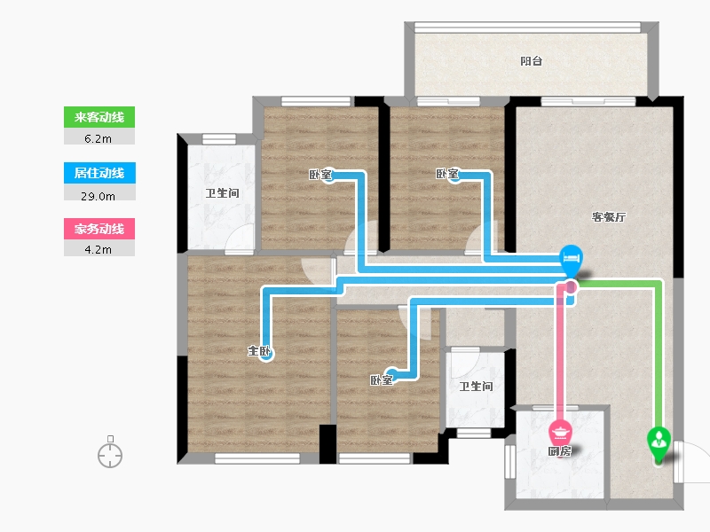 广西壮族自治区-贺州市-和润文郡-101.47-户型库-动静线