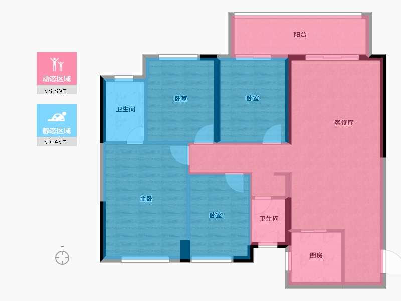 广西壮族自治区-贺州市-和润文郡-101.47-户型库-动静分区