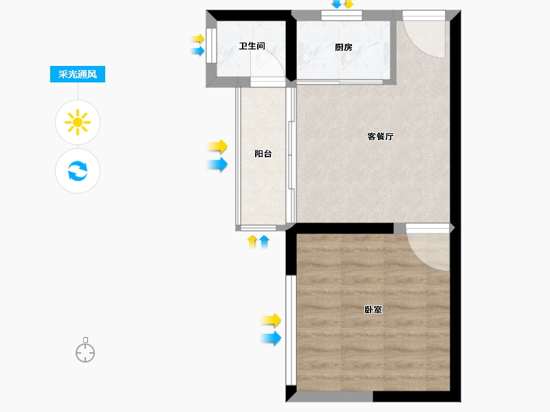 湖南省-怀化市-嘉丰广场-34.45-户型库-采光通风