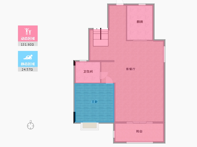 湖南省-长沙市-绿城高尔夫小镇-146.00-户型库-动静分区