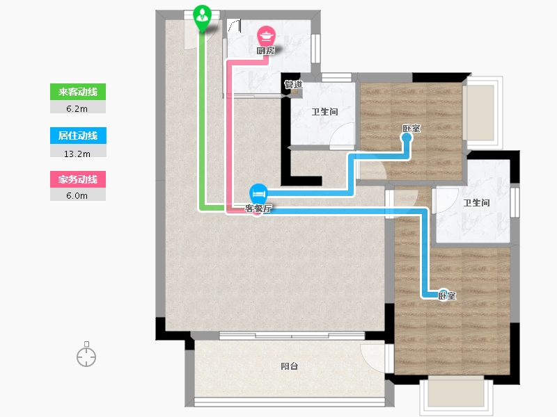 广东省-惠州市-罗浮山十里方圆-77.22-户型库-动静线