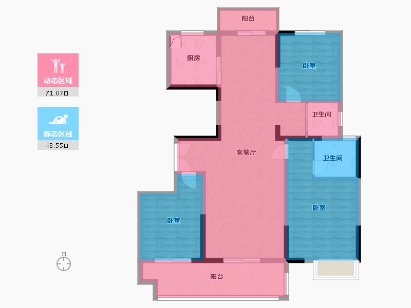 河南省-商丘市-万宝首府-102.00-户型库-动静分区