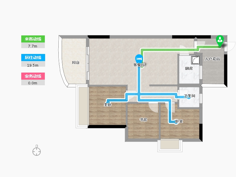 广东省-惠州市-艺都牛津河畔五期-79.31-户型库-动静线