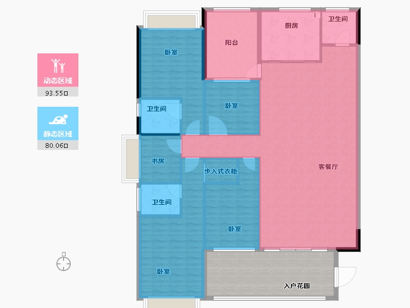 广东省-汕头市-和平金丰广场-178.84-户型库-动静分区