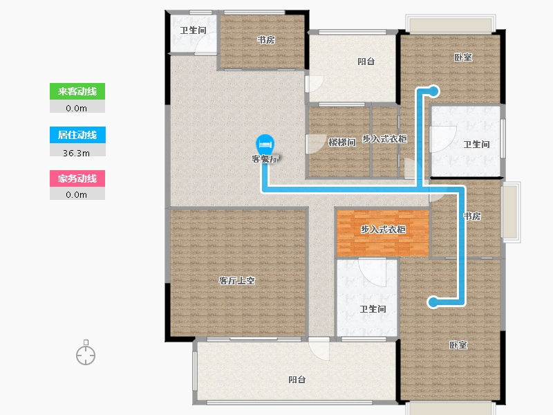 广东省-汕头市-和平金丰广场-355.23-户型库-动静线