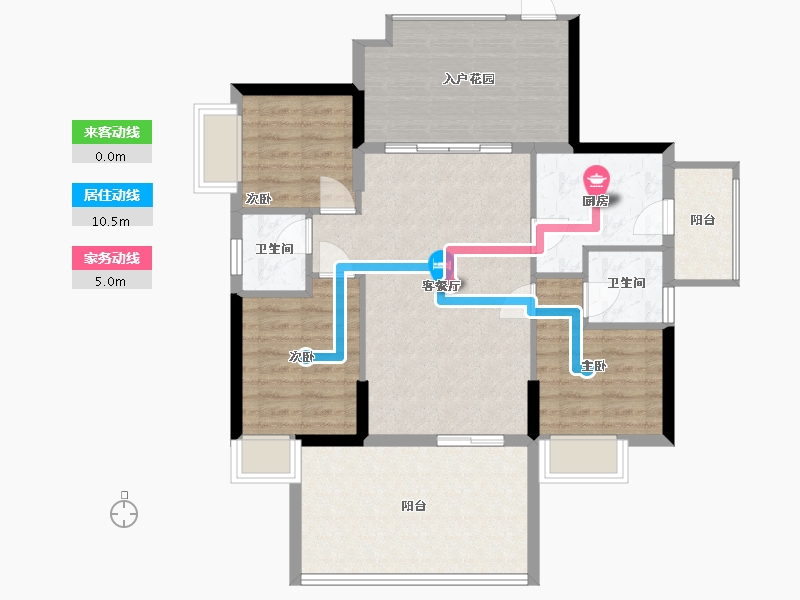 广东省-惠州市-中洲半岛城邦-90.22-户型库-动静线