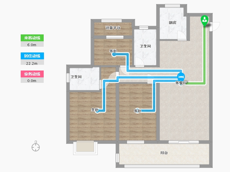 安徽省-六安市-万兴九州府-94.01-户型库-动静线