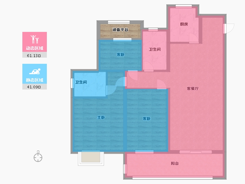 安徽省-六安市-万兴九州府-94.01-户型库-动静分区