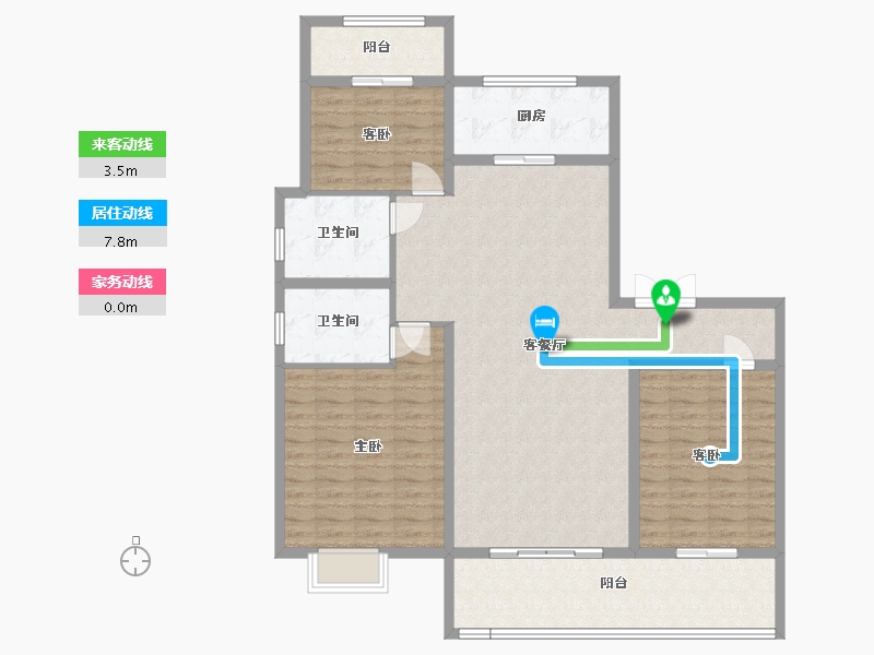 安徽省-六安市-万兴九州府-126.29-户型库-动静线