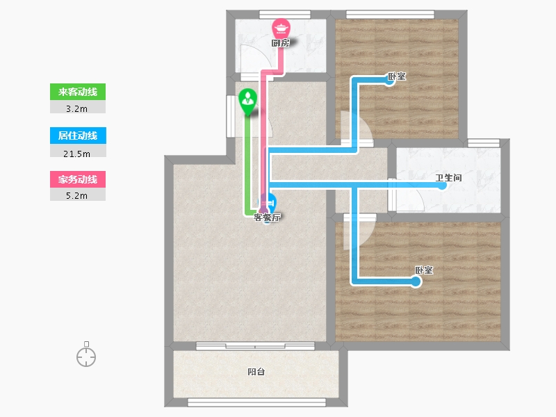 山东省-潍坊市-城建百合园-78.01-户型库-动静线