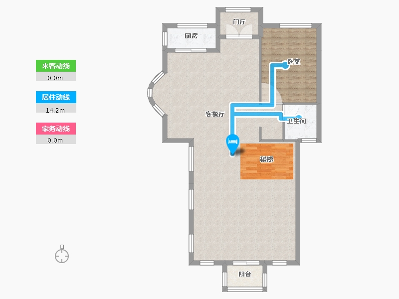 湖北省-武汉市-玉金山墅-96.89-户型库-动静线