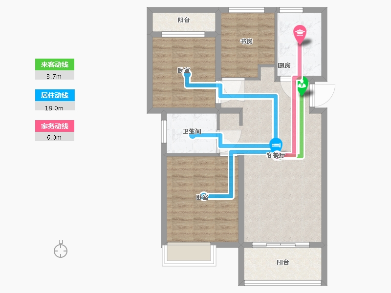 山东省-烟台市-中节能聚创新城-76.01-户型库-动静线