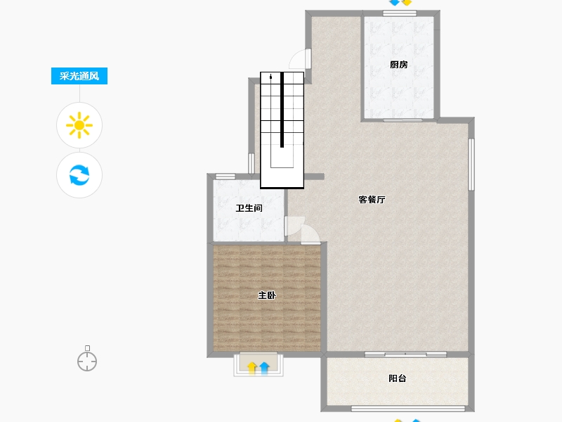 湖南省-长沙市-绿城高尔夫小镇-146.00-户型库-采光通风